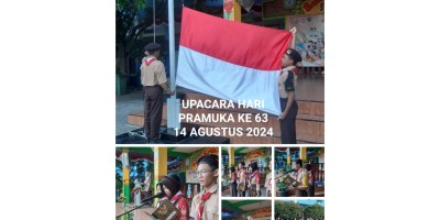UPACARA HARI PRAMUKA KE 63 ( 14 AGUSTUS 2024 )